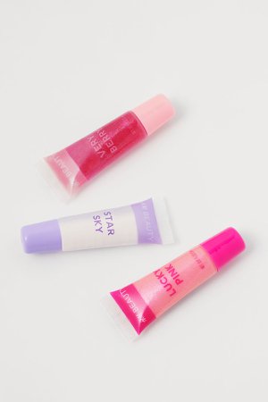 3-pack Lip Glosses - Pink