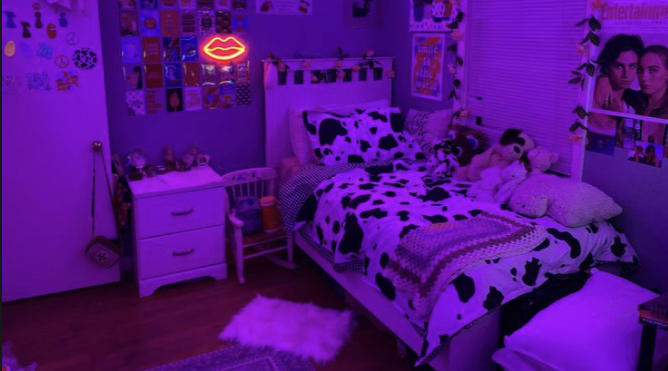 kids neon bedroom