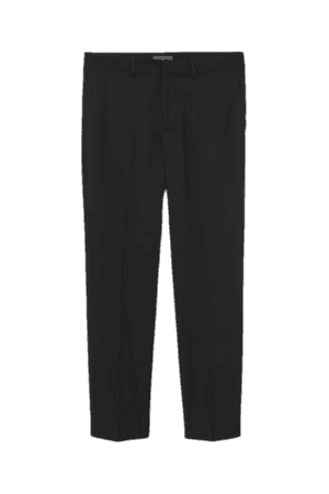 Slim Fit Suit Pants Black