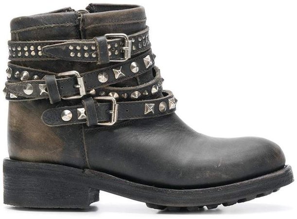 Tatum Destroyer buckled boots