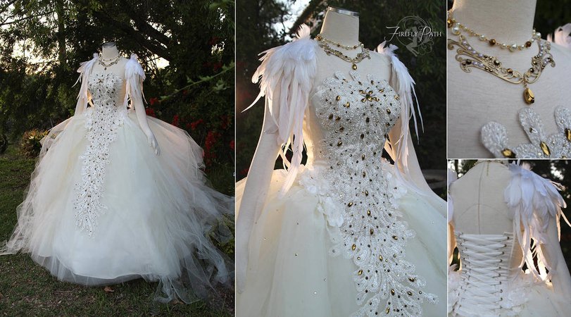 Swan Lake Ball Gown by Firefly-Path on DeviantArt