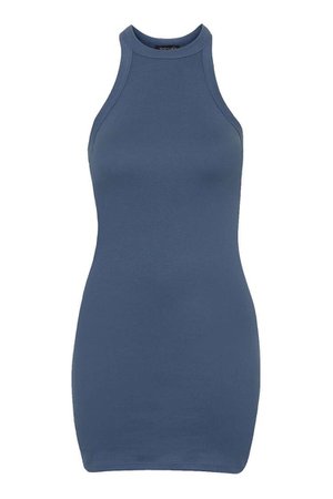 TopShop Plain Blue Dress