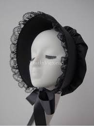 black victorian bonnet - Google Search