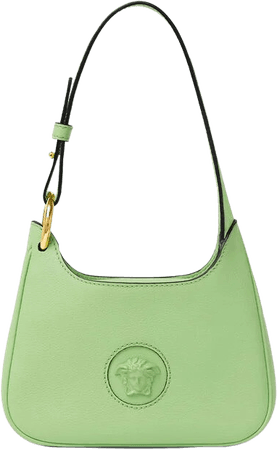 green Versace bag
