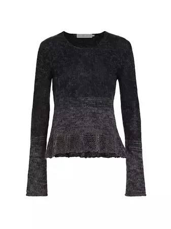 Shop Proenza Schouler White Label Multi-Marled Wool-Blend Crewneck Sweater | Saks Fifth Avenue