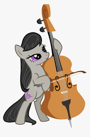 Mlp Octavia - My Little Pony Octavia Melody, HD Png Download - kindpng
