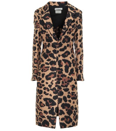Leopard-Jacquard Coat - Bottega Veneta | Mytheresa