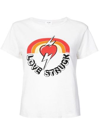 Re/Done Love Struck graphic Tee $143 - Buy Online AW18 - Quick Shipping, Price
