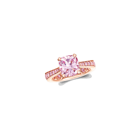 Cushion Cut Pink Diamond Ring | Graff