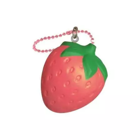 I Love Strawberry Mini Squishy Keychain – JapanLA