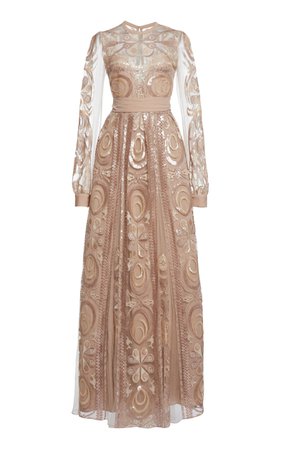 Sequin-Embellished Maxi Dress By Elie Saab | Moda Operandi