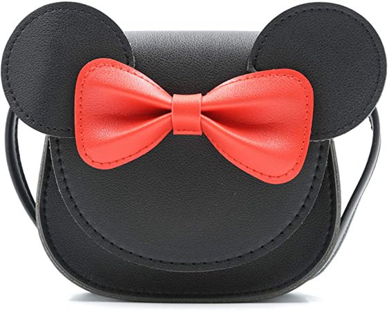 Amazon.com: HXQ Little Mouse Ear Bow Crossbody Purse,PU Shoulder Handbag for Kids Girls Toddlers(Pink) : Clothing, Shoes & Jewelry