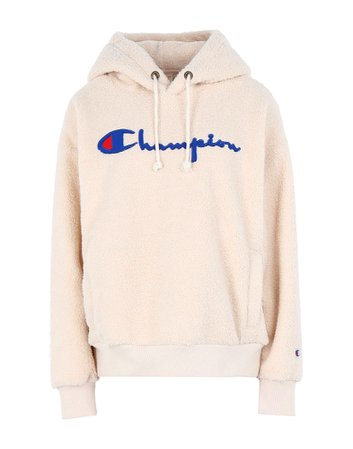 Champion Reverse Weave Hooded Teddy - Technical Sweatshirts And Sweaters - Women Champion Reverse Weave Technical Sweatshirts And Sweaters online on YOOX United States - 12399623HR