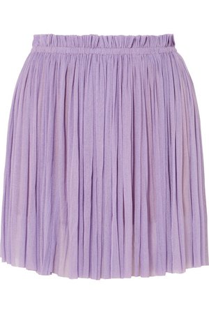 Elena Makri | Antigone pleated silk-tulle mini skirt | NET-A-PORTER.COM