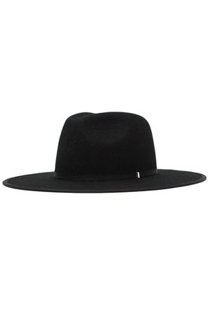 olive & pique black hat