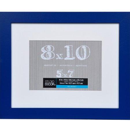 Shop for the Blue Belmont Frame with Mat by Studio Décor® at Michaels