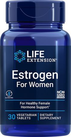 Estrogen For Women, 30 vegetarian tablets