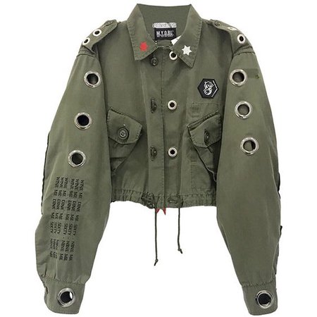 Eyelet Army Jacket