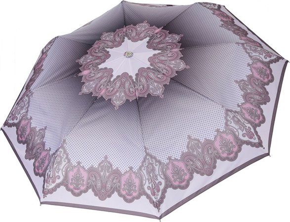 Зонт женский Fabretti, L-19117-7, серый — купить в интернет-магазине OZON с быстрой доставкой