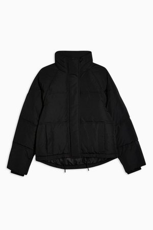 Black Puffer Jacket | Topshop