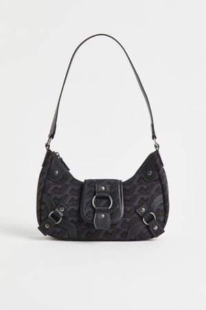 Shoulder Bag - Black/patterned - Ladies | H&M US