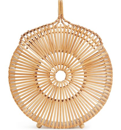 Cult Gaia Round Bamboo Top Handle Bag | Nordstrom