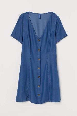 Lyocell Denim Dress - Blue