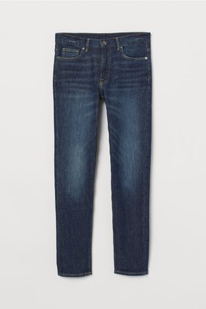Slim Jeans - Dark denim blue - Men | H&M GB
