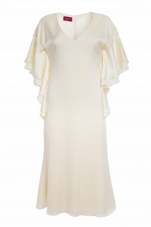 Silk Ivory Dress - Hatue Couture - Anderson Club