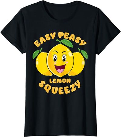 Amazon.com: Easy Peasy Lemon Squeezy Summer Stand Lemonade T-Shirt : Clothing, Shoes & Jewelry