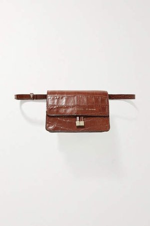 Chylak - Mini Croc-effect Leather Belt Bag - Tan