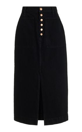 Ulla Johnson Bea Cotton Denim Skirt By Ulla Johnson | Moda Operandi