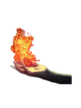 hands magic fire witchcraft