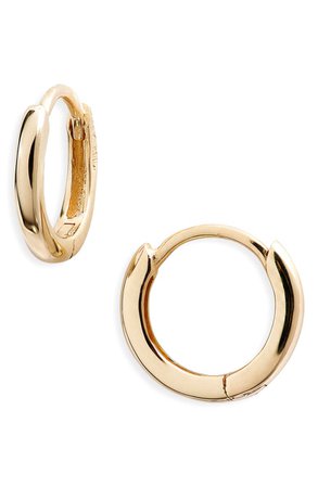 Bony Levy Essentials 14K Gold Huggie Hoop Earrings (Nordstrom Exclusive) | Nordstrom