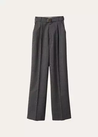 Libertine High-Rise Wide-Leg Silk Trousers - Bergdorf Goodman