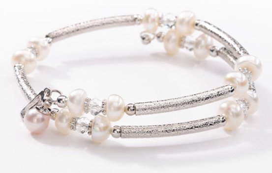 snow crystals bracelet