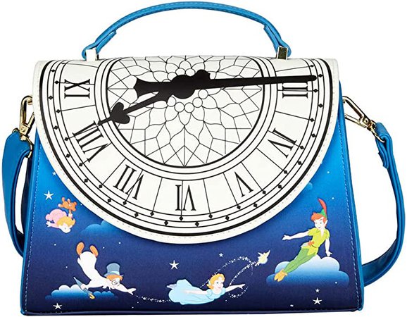 Loungefly Disney Peter Pan Glow Clock Crossbody Peter Pan One Size: Handbags: Amazon.com