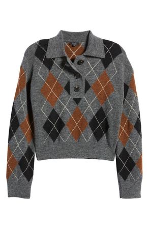 Rails Shae Argyle Polo Sweater | Nordstrom