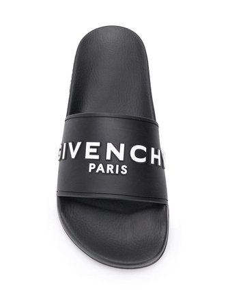 Givenchy 3D logo slides $295 - Shop AW19 Online - Fast Delivery, Price