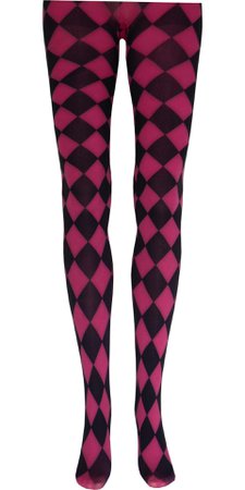 Jester Tights in Fuchsia - Poppysocks.com | Tights, Cool tights, Patterned tights