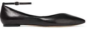 Leather Point-toe Flats