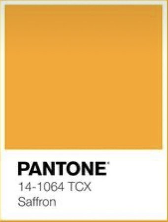 Pantone saffron