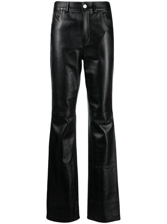 Wandler high-waist Leather Trousers - Farfetch