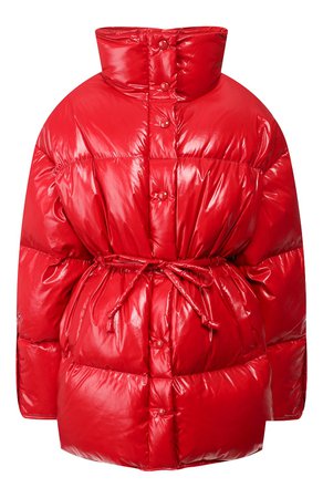 Женская красная пуховая куртка ACNE STUDIOS — купить за 76550 руб. в интернет-магазине ЦУМ, арт. A90144