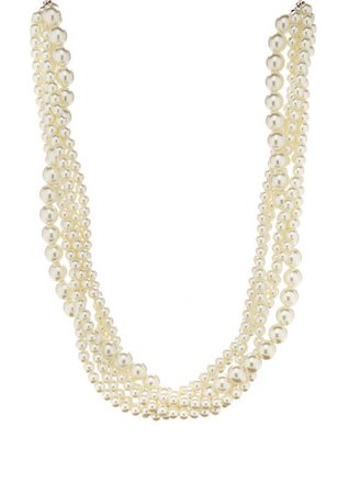 Belk 18 Inch Multi Strand Pearl Necklace