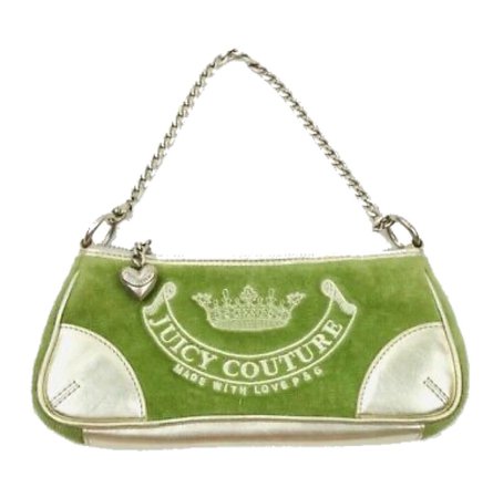 green juicy couture handbag y2k 2000s