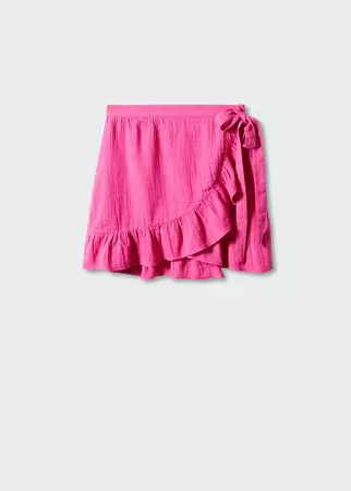 Midi satin skirt - Women | Mango USA