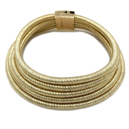 Liffly African Jewelry Set Fashion Choker Necklace Sets for Women Bohemia Bracelet Statement Jewelry Magnetism Button|Jewelry Sets| - AliExpress