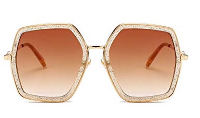 brown big sunglasses 70s style sunglasses