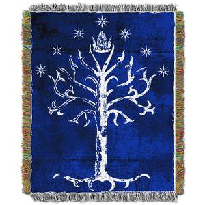 The Lord of the Rings Tree of Gondor Woven Tapestry Throw Blanket – WB Shop
